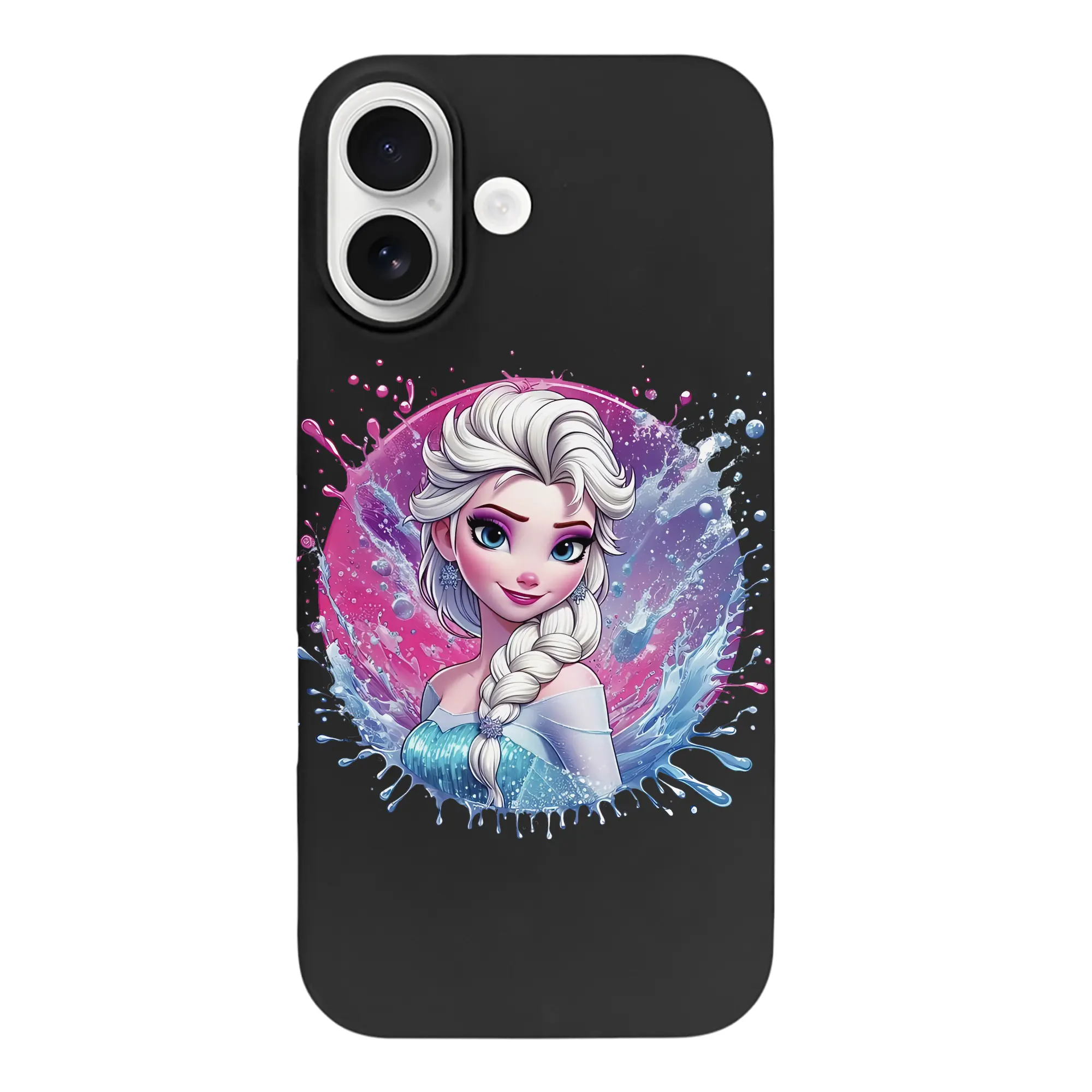 アナと雪の女王(Frozen) グッズ エルサ(Elsa) - iPhone 17 シリーズ シリコンケース 薄型 耐衝撃 指紋防止 ソフトタッチカバー 精密フィット 傷防止 保護ケース iPhone 17/17 Air/17 Pro/17 Pro Max 対応